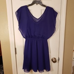 Purple Flowy Dress